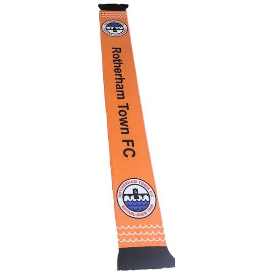 NEW -Rotherham Town FC Orange Scarf